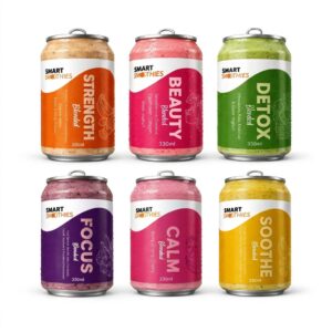 The Mixed Box: All 6 Smoothie Flavours, 6 x 330ml Cans