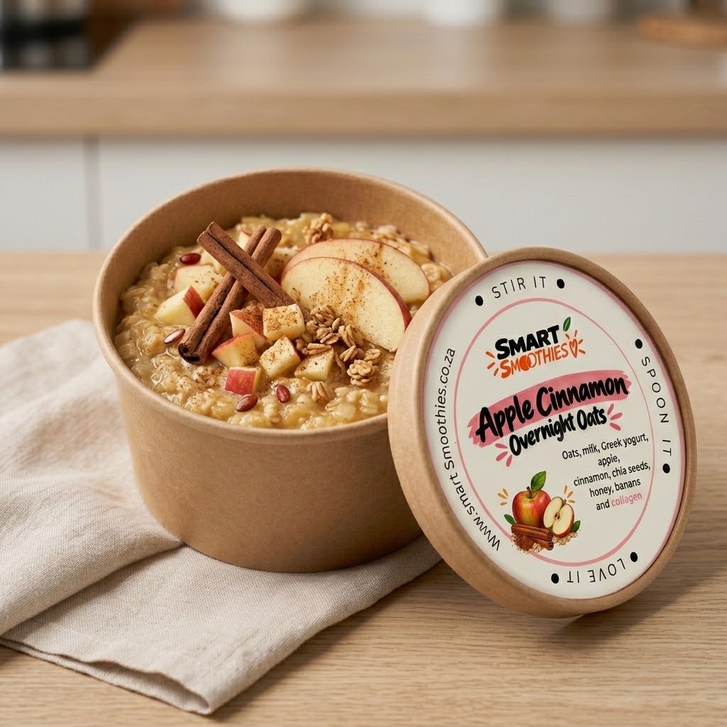 Apple Cinnamon Overnight Oats, 3 Bowls