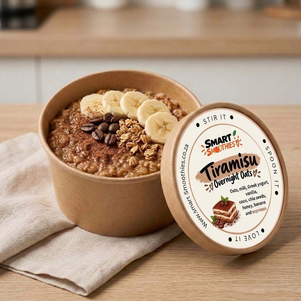 Tiramisu Overnight Oats, 3 Bowls