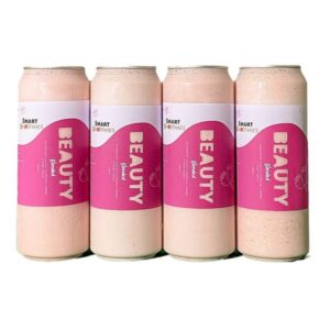 Smart Smoothies Beauty smoothie 4-pack, four 500ml cans, front view